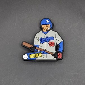 (5/$15) Los Angeles Dodgers Mookie Croc Charm